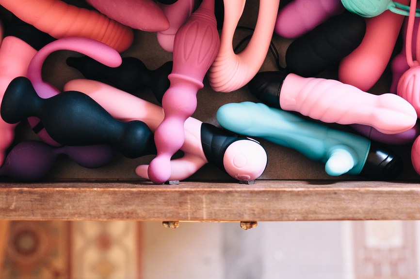 trunk filled with sex toys