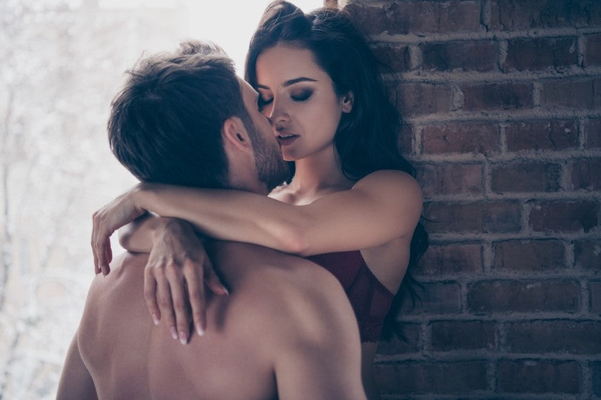woman kissing foreplay ideas blog